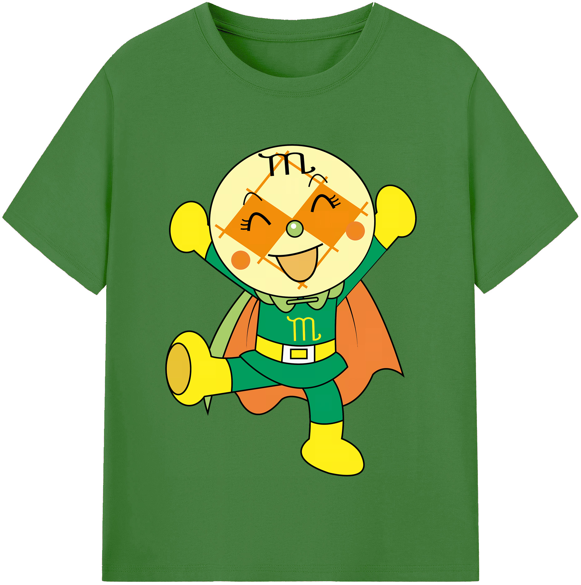 （画像用） アンパンマン Anpanman レディースカジュアルプリントTシャツ（綿100％）